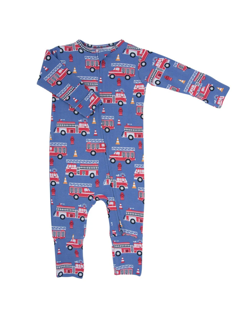 Cameron Firetruck Bamboo Pajama Sleeper