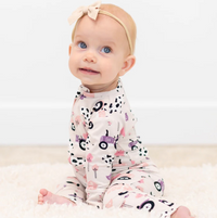 Pink Farm Bamboo Pajama Sleeper