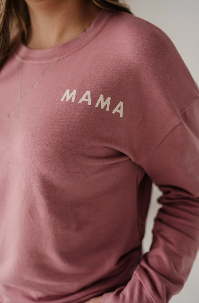 Mauve Mama Pullover