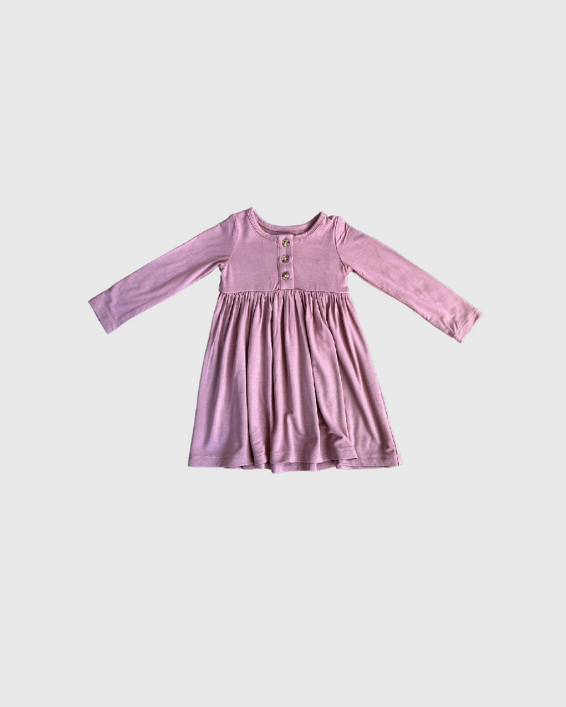 Mauve Henley Dress