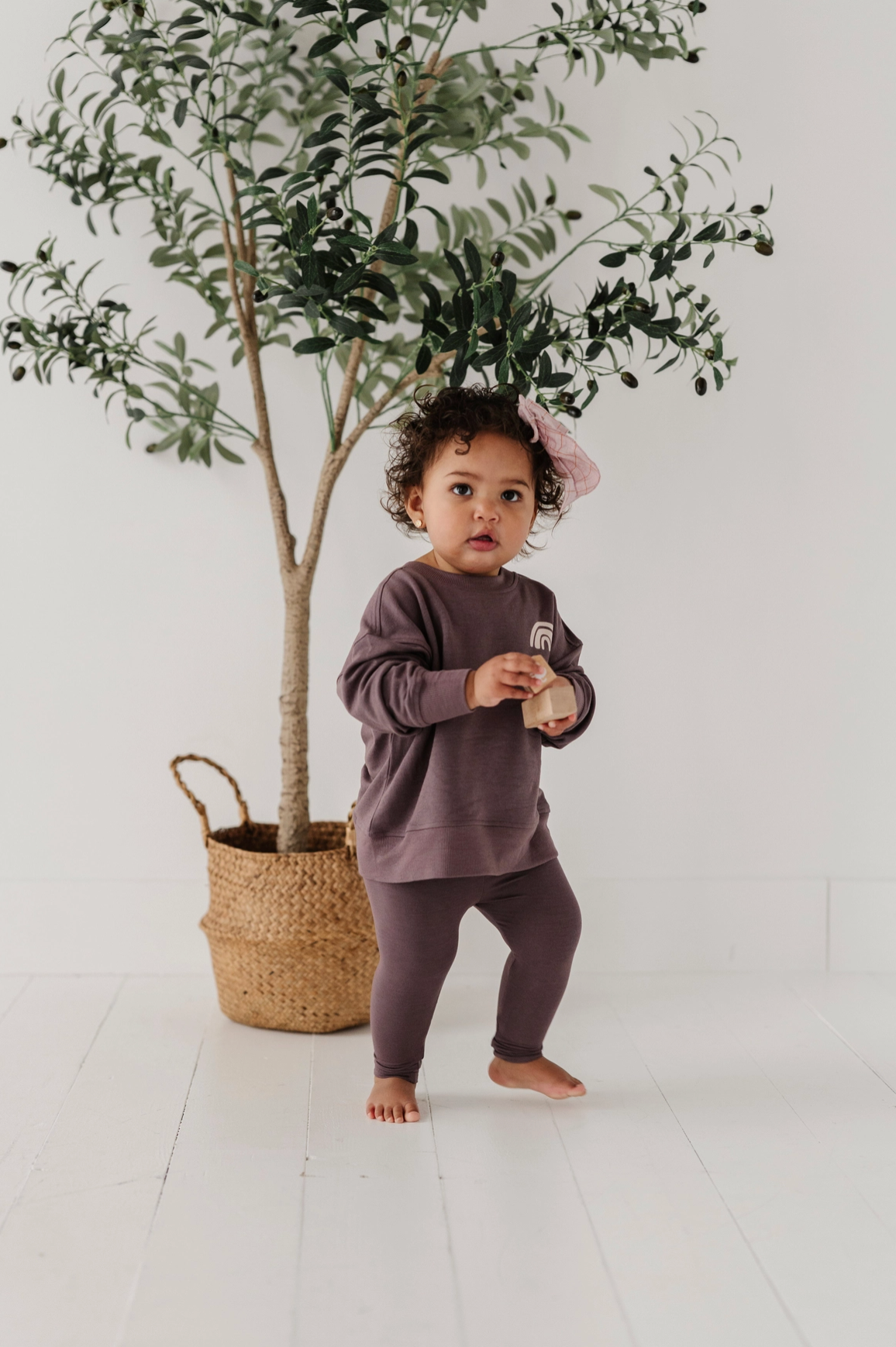 Plum Bamboo Leggings