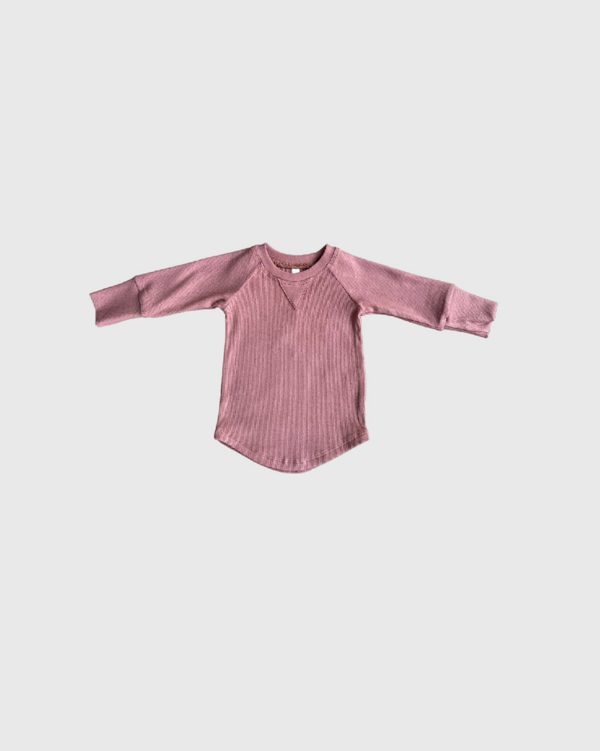 Pale Brick Bamboo Ribbed Top