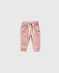 Blush Ruffle Joggers