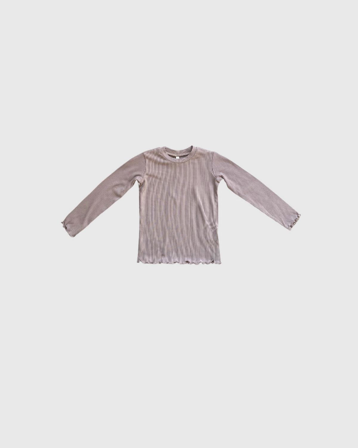 Lilac Lettuce Hem Tee