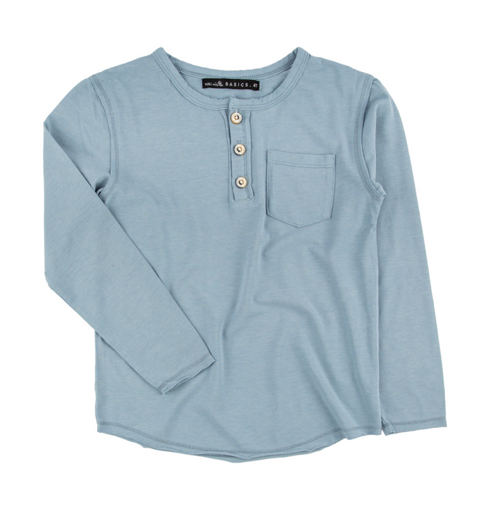 Lagoon Button Henley