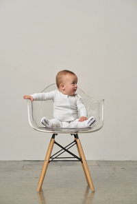 Light Heather Grey 2-Way Zip Romper