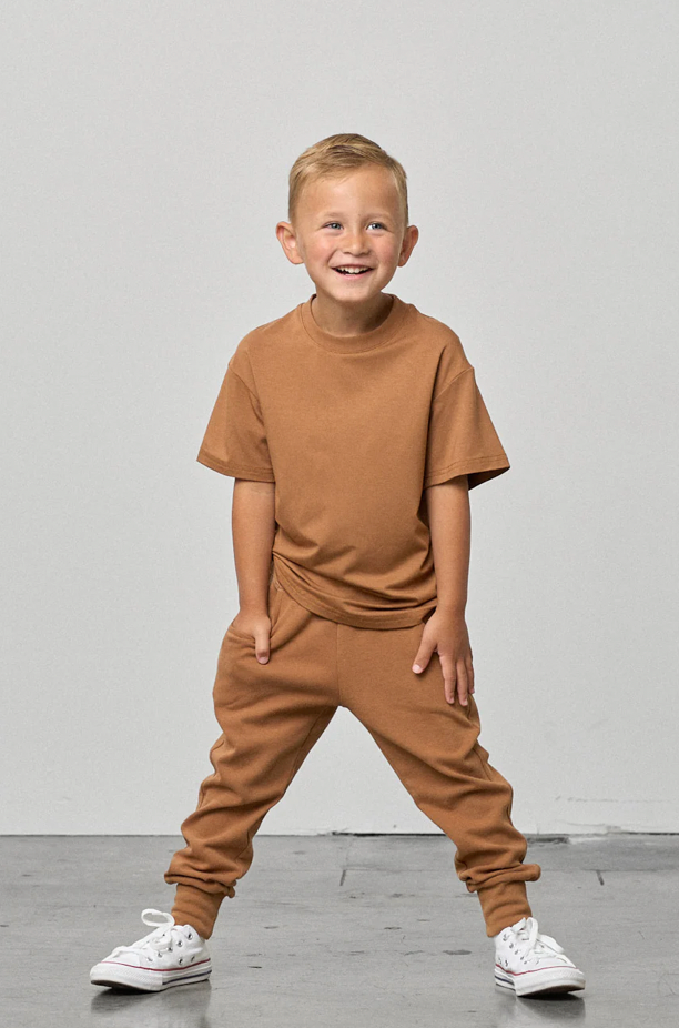 Chestnut Oversized Bamboo Tee