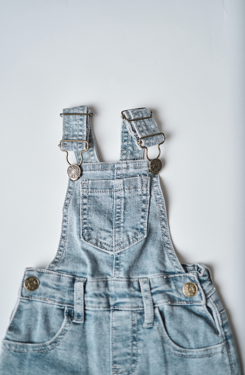 Light Wash Denim Overall