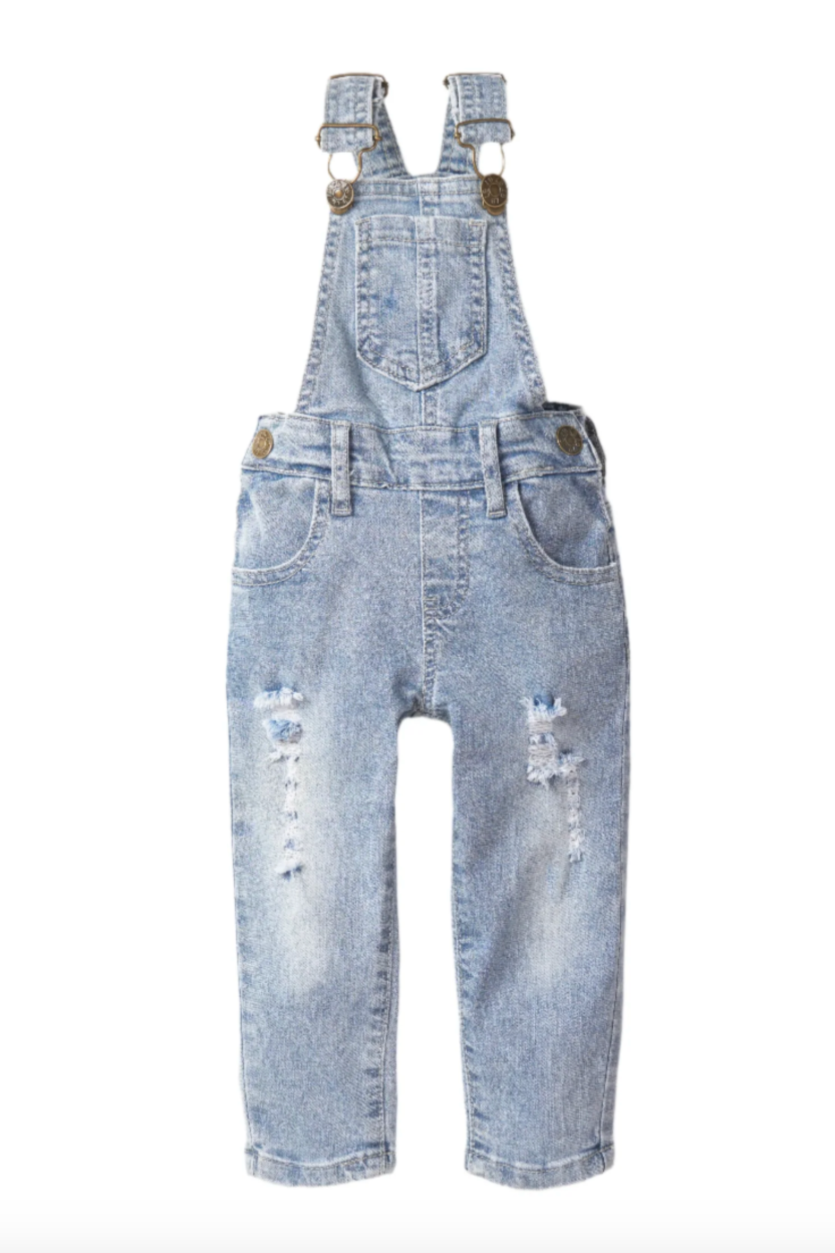 Light Wash Denim Overall