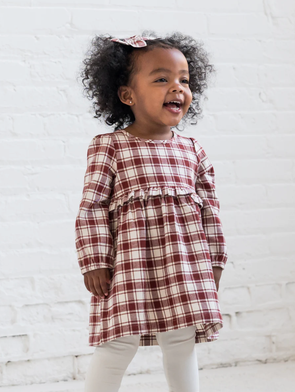 Garnet Flannel Dress