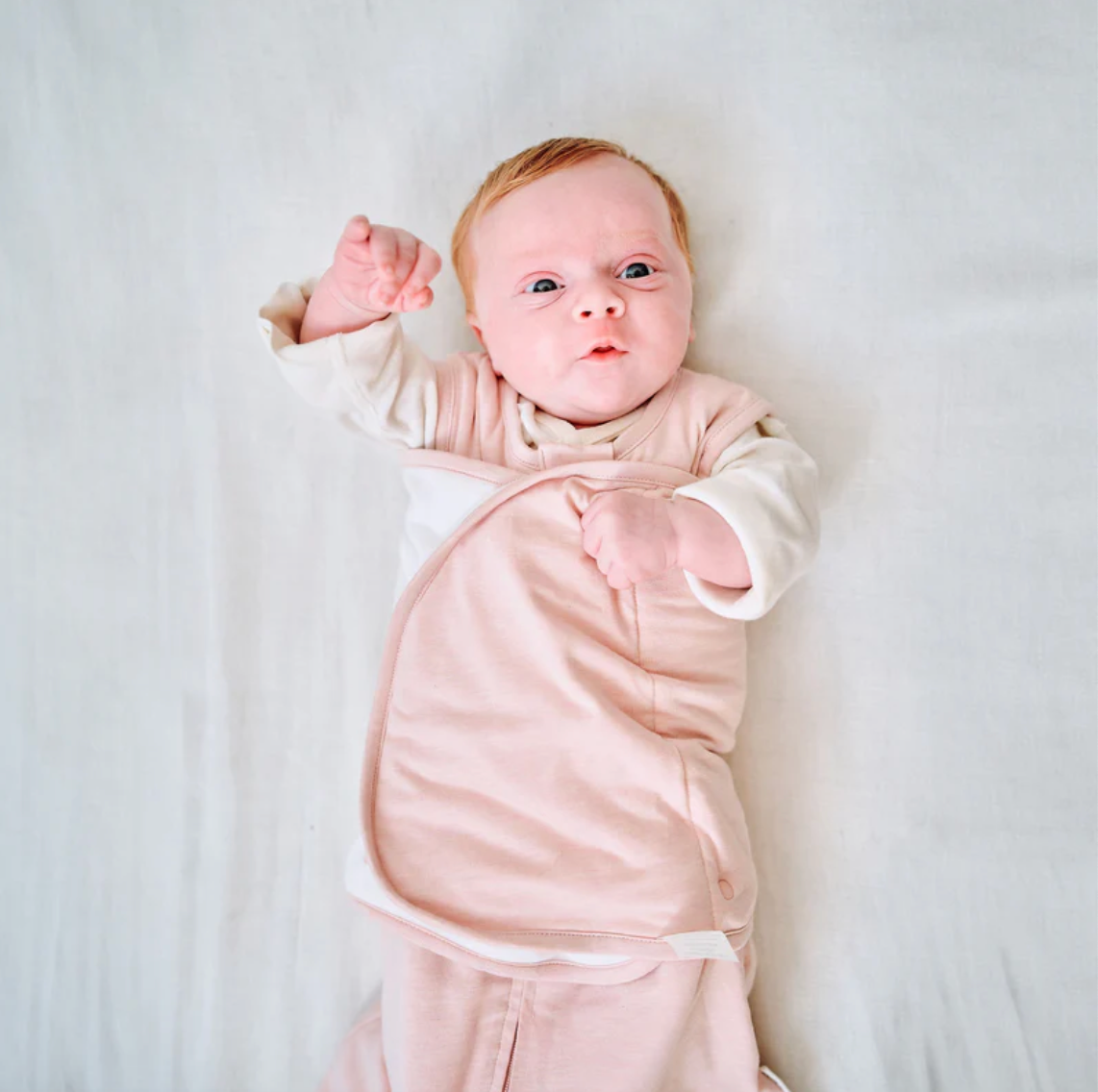 Rose Smoke Bamboo Swaddle Sleep Bag