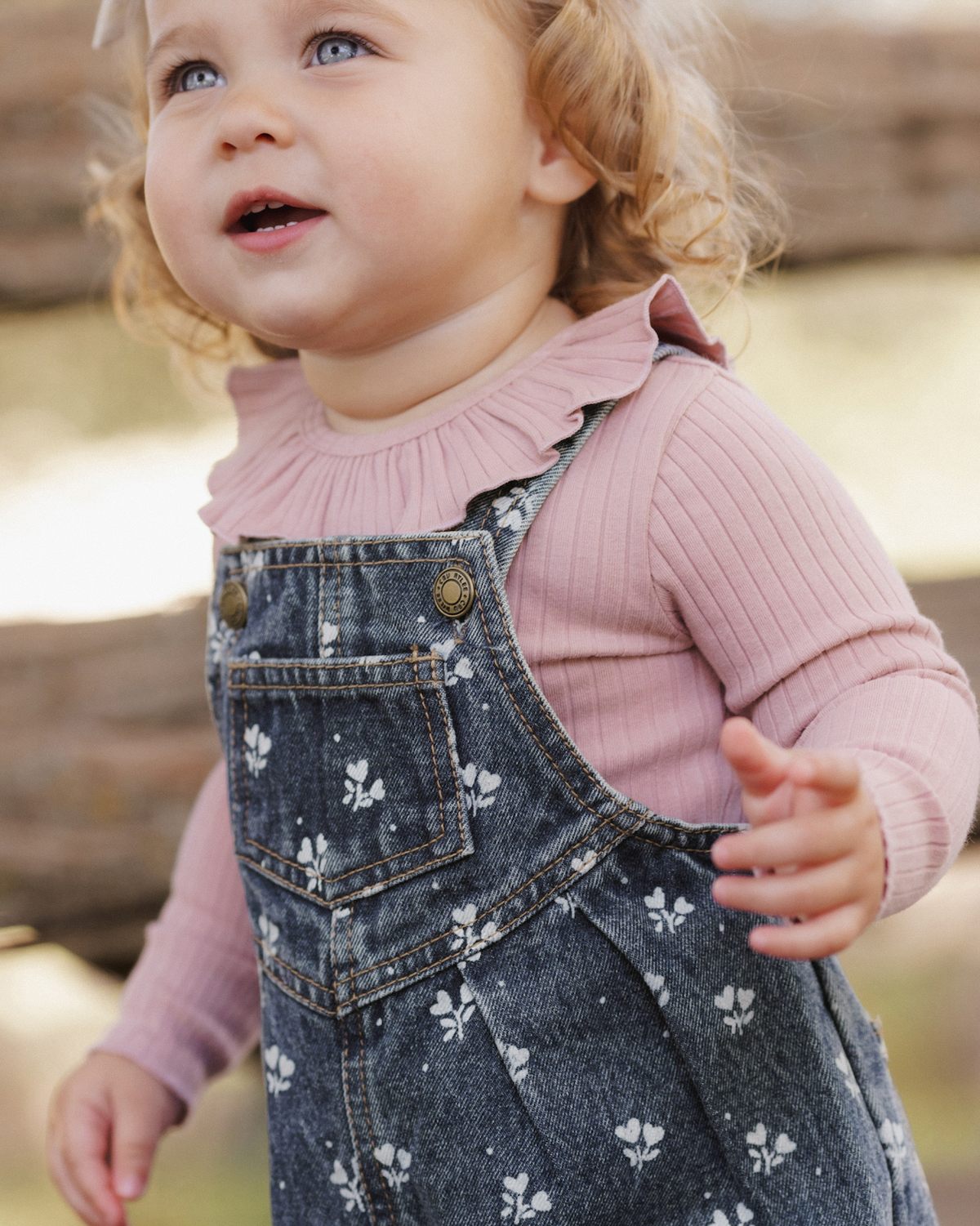 Rosewood Ruffle Collar Bodysuit