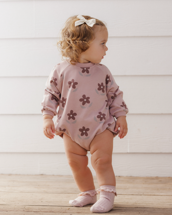 Daisy Crew Neck Romper