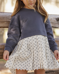 Vintage Fleur Sweatshirt Dress