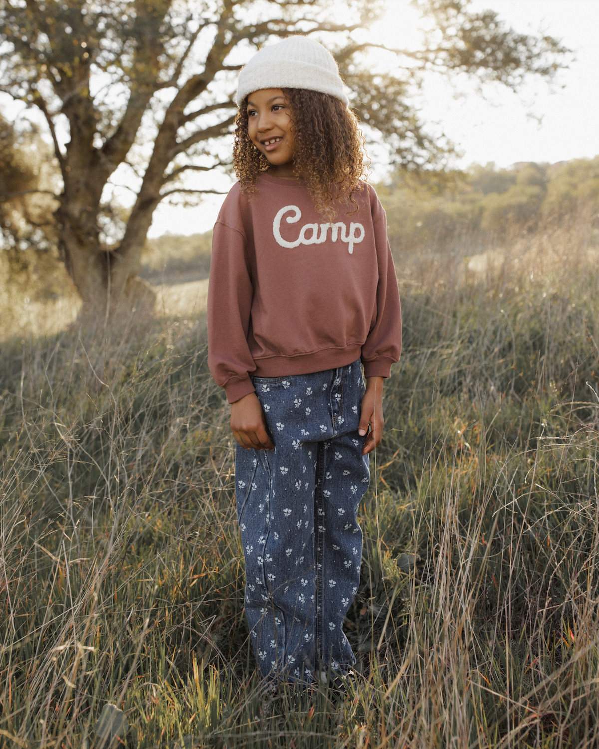 Heart Ditsy Barrel Pant