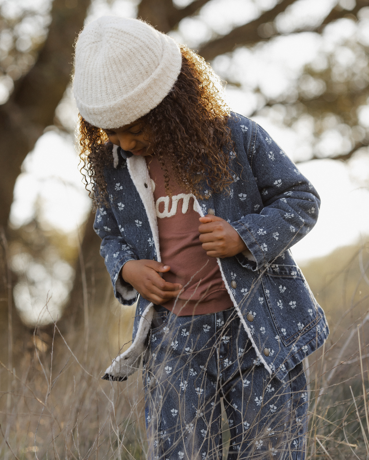 Heart Ditsy Barrel Pant