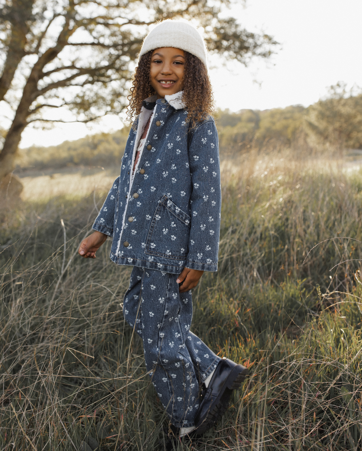 Heart Ditsy Barrel Pant