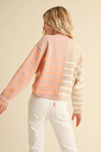 Tween Colorblock Crewneck