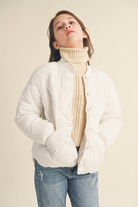 Tween Sage Quilted Jacket
