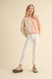 Tween Colorblock Crewneck