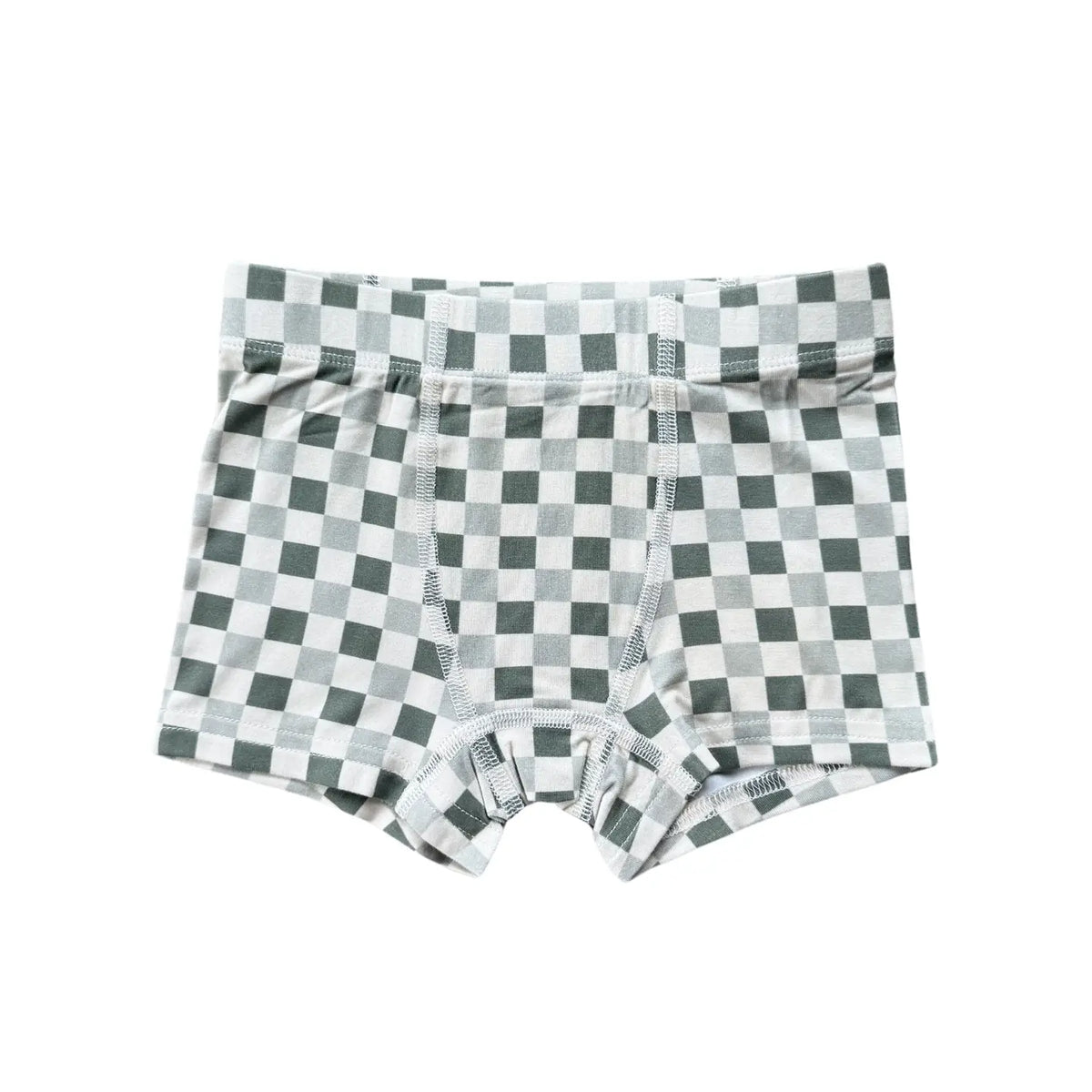 Fern Checkered Bamboo Boxer