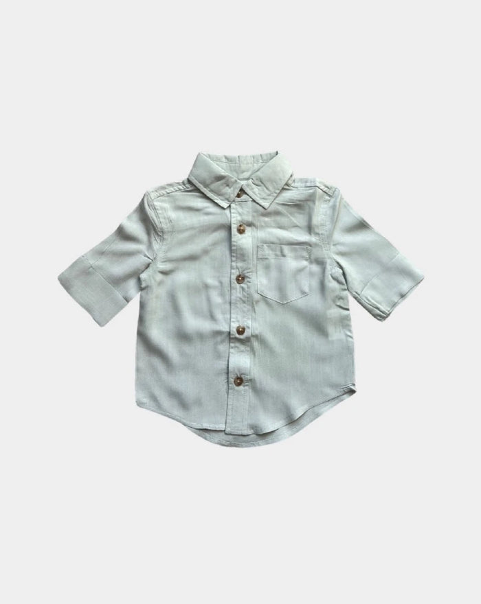 Sage Button Up Shirt