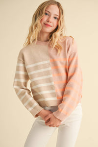 Tween Colorblock Crewneck