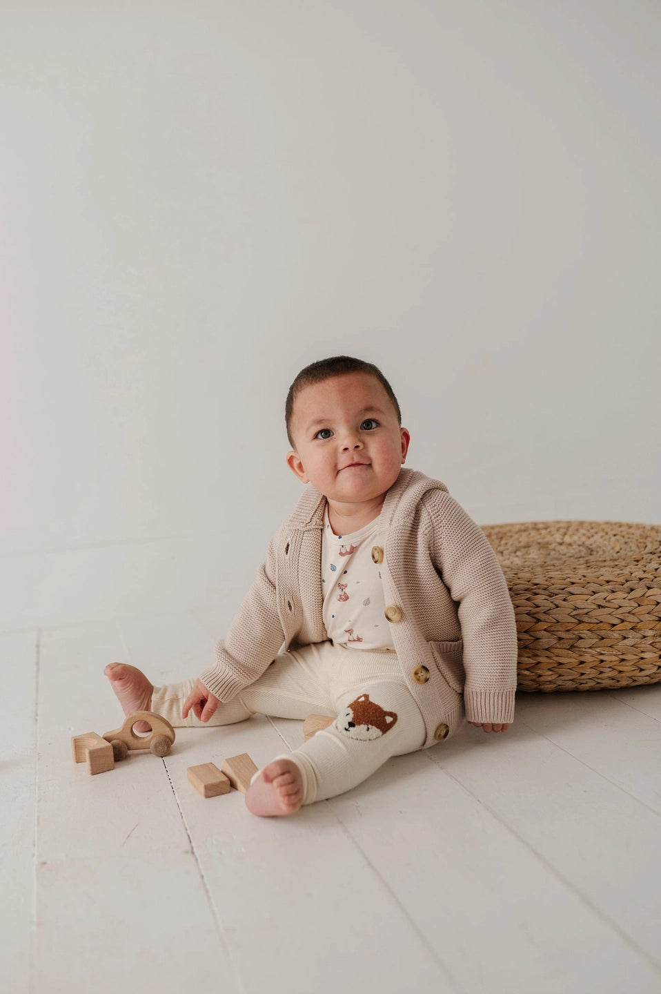 Fox Patch Ribbed Legging