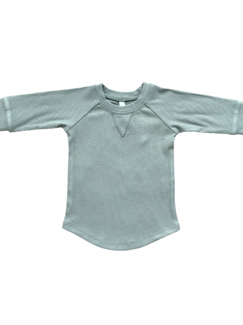Fern Ribbed Bamboo Long Sleeve