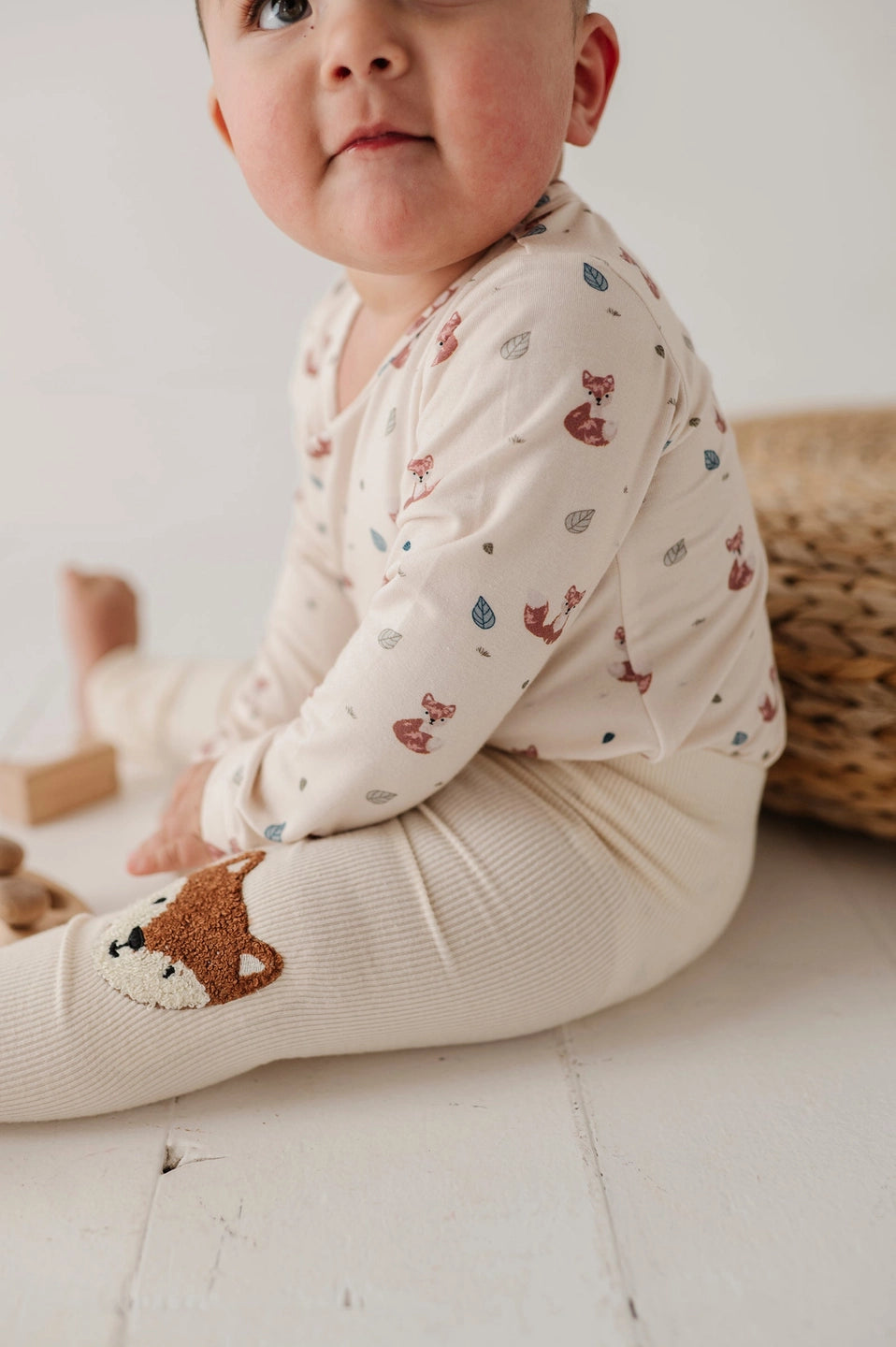 Fox Patch Ribbed Legging