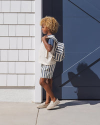 Navy Stripe Dawson Short