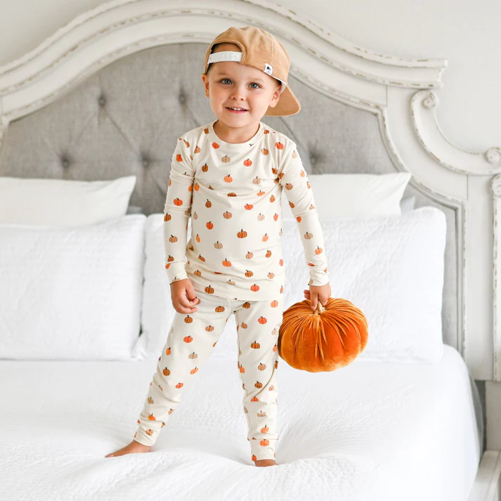 Pumpkins Bamboo Two-Piece Set