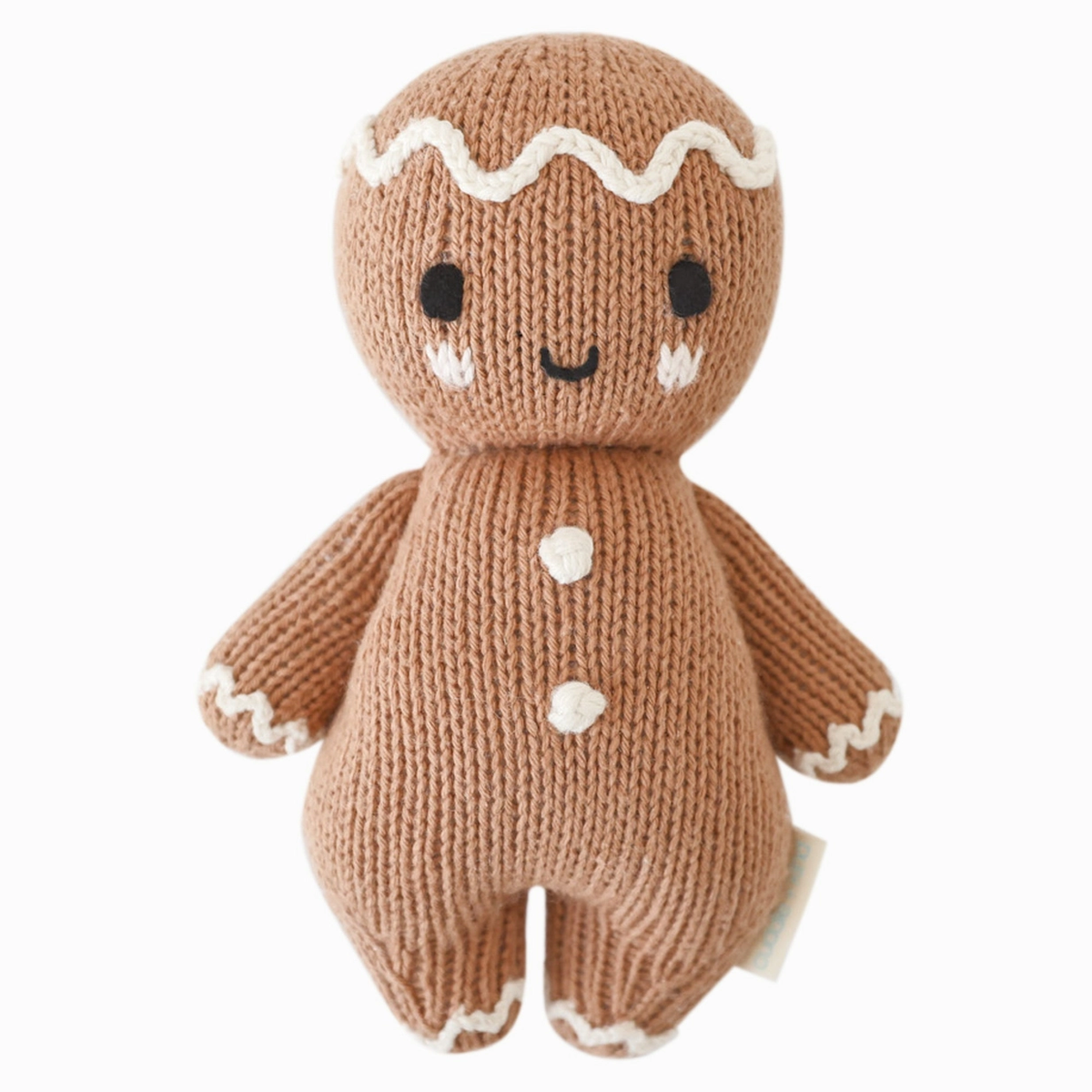 Baby Gingerbread Knitted Doll