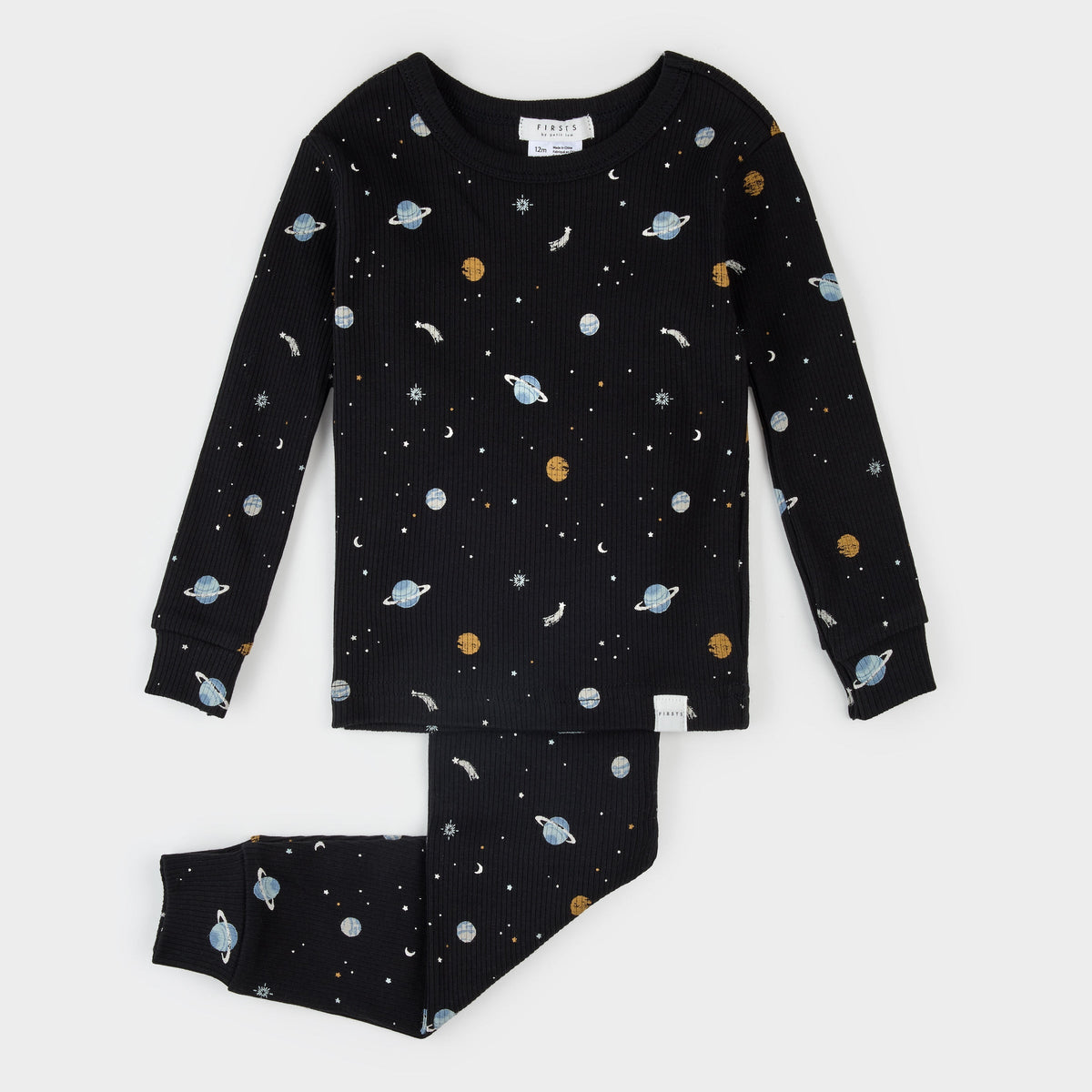 Galaxy Ribbed Pajama Set