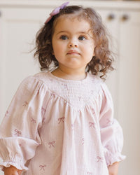 Bows Smocked Dress