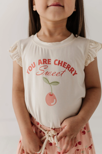Your are Cherry Sweet Bamboo Top
