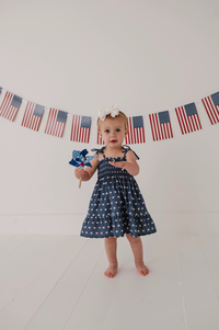 American Stars Tiered Mini Dress