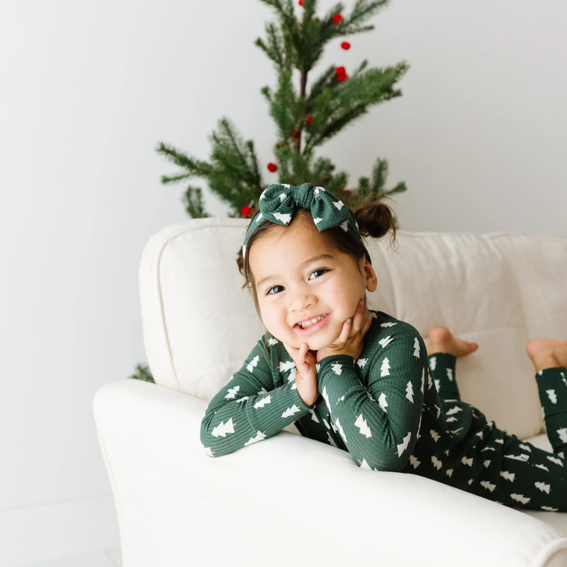 Christmas Trees Zip Romper