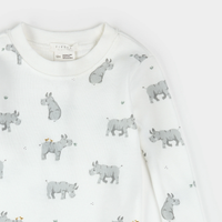 Rhino Pajama Set