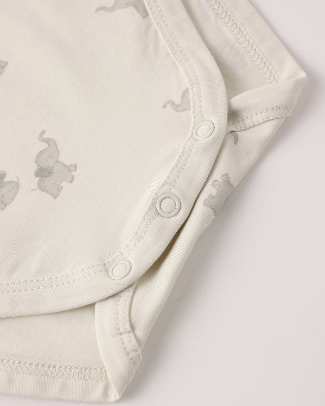 Elephants Bamboo Bodysuit