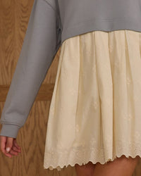Tween Dusty Blue Sweatshirt Dress
