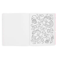 Enchanting Unicorns Color-in Book