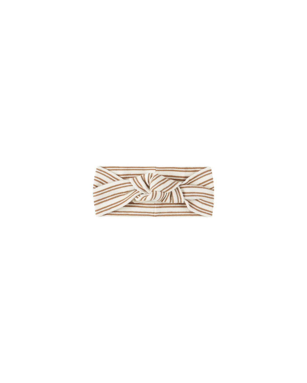 Golden Stripe Ribbed Knotted Headband