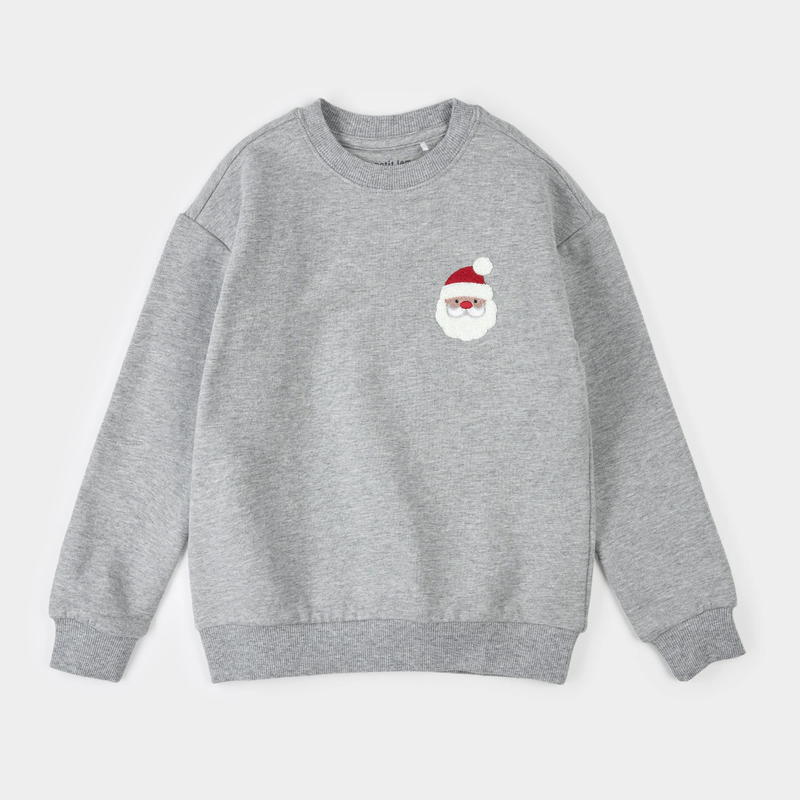Santa Claus Embroidered Pullover