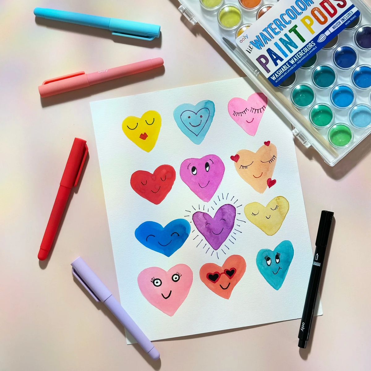 Lil' Watercolor Paint Pods