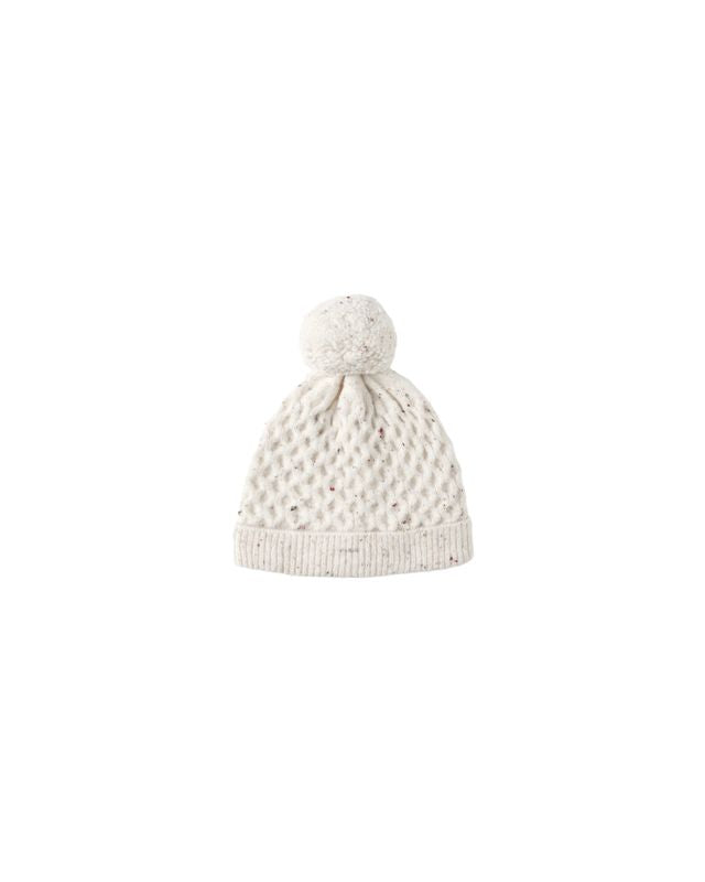 Ivory Speckled Beanie