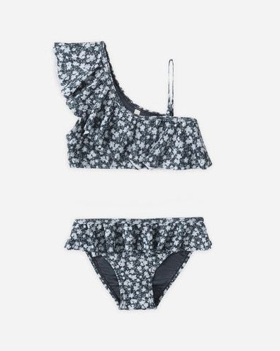 Floral bikini set on a white background