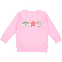 Unicorn Doodle Patch Pullover