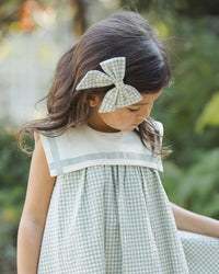 Eucalyptus Check Daisy Dress