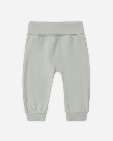 Light gray sweatpants on a white background